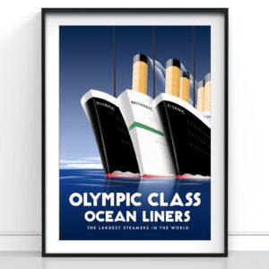 Olympic Class Titanic Poster Decor Art