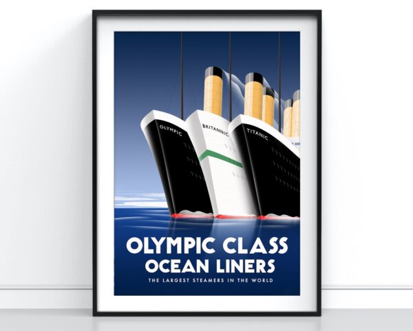 Olympic Class Titanic Poster Decor Art