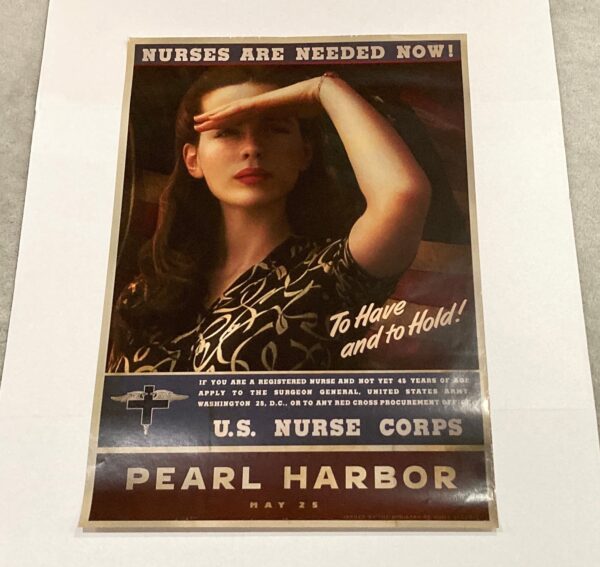 Pearl Harbor Kate Beckinsale Nurses Are Needed Now Poster