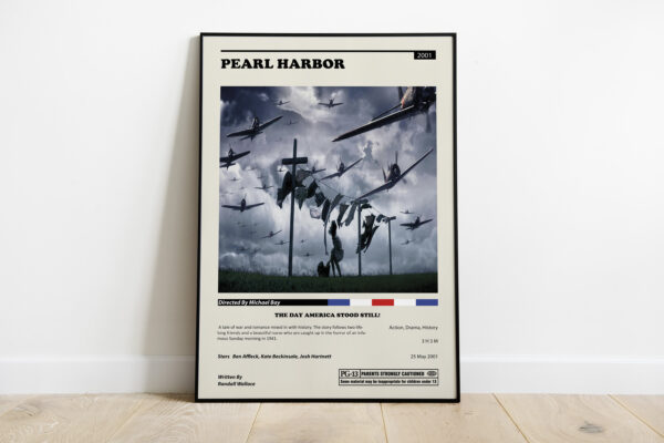 Pearl Harbor Movie Inspired Poster Decor Art