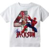 Personalized Miles Morales Spiderman Birthday T-shirt