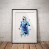 Lionel Messi Argentina Soccer Player Poster Decor Art