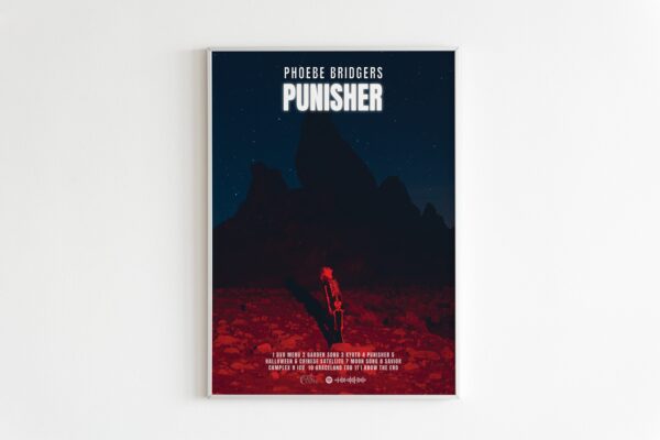 Phoebe Bridgers Punisher Album Poster Decor Art