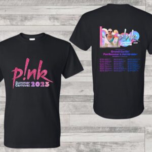 Pink P!nk Summer Carnival 2023 Tour Shirt