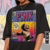 P!nk Comic Trustfall World Tour Album Graphic Tee Sweatshirt