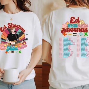 Retro Ed Sheeran Mathematics Tour Shirt