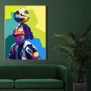 Ronaldinho Brazilian Soccer Player Poster Decor Art