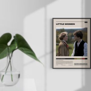 Saoirse & Timothee in Little Women Movie Poster Decor Art