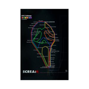 Scream 6 Horror Poster Decor Art