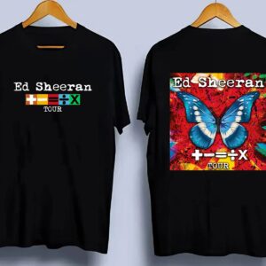 Sheerios Butterfly Mathematics 2023 Tour Ed Sheeran Shirt