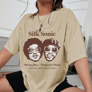 Silk Sonic World Tour 2023 Bruno Mars Anderson Paak Shirt