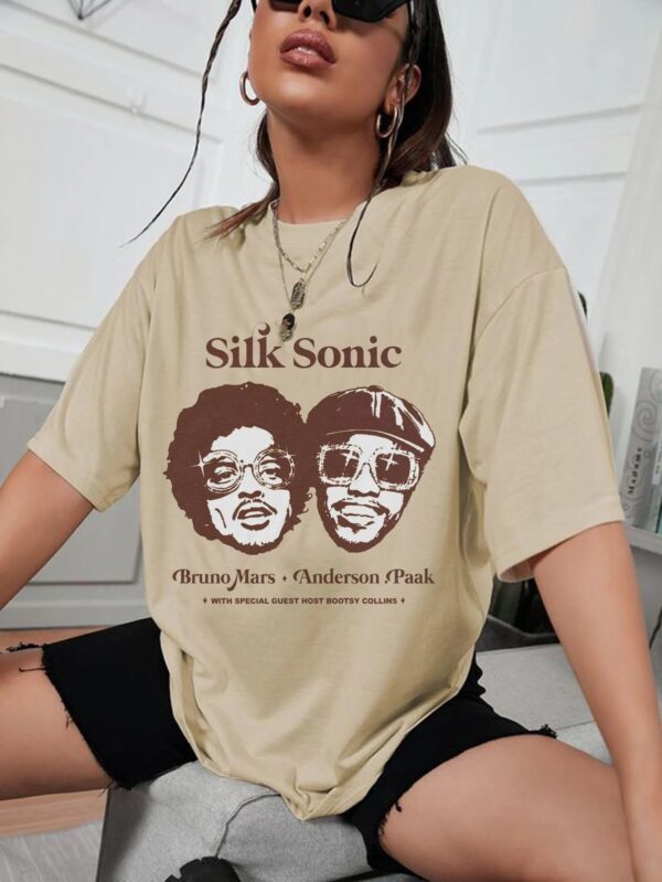 Silk Sonic World Tour 2023 Bruno Mars Anderson Paak Shirt