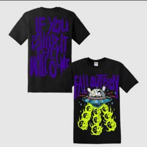 So Much For Stardust Tour 2023 UFO Fall Out Boy Tshirt