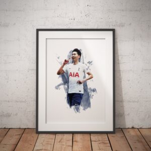 Son Heung-min South Korean Soccer Player Poster Decor Art