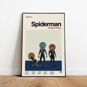 Spiderman No Way Home Movie Poster Decor Art