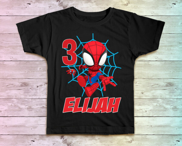 Spiderman Birthday Spidey And His Amazing Friends T-shirt