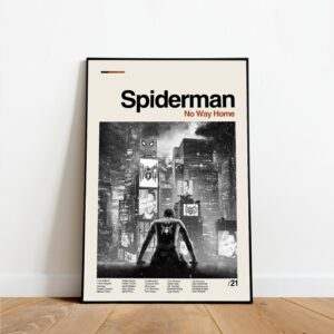 Spiderman No Way Home Marvel Poster Decor Art