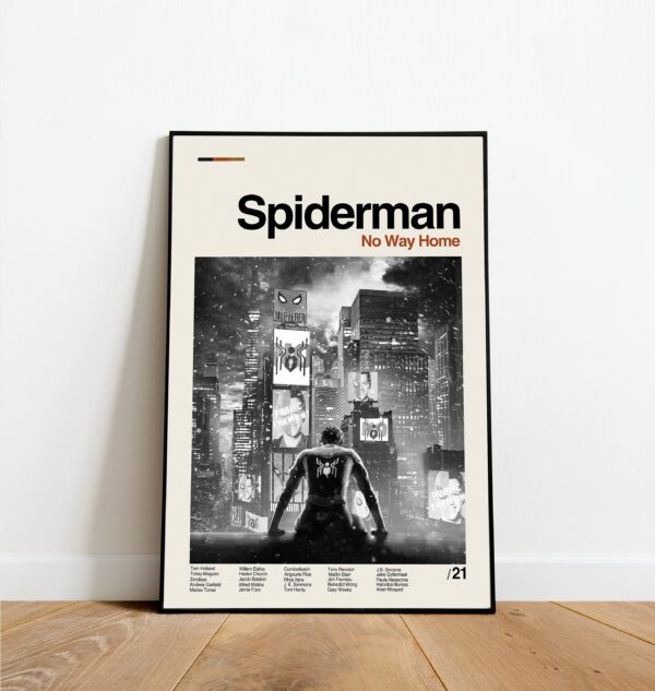 Spiderman No Way Home Marvel Poster Decor Art