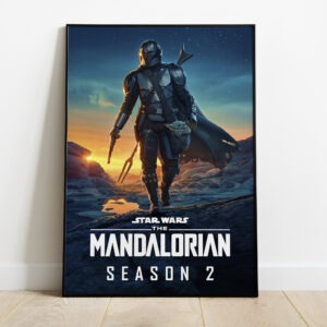 Star Wars The Mandalorian Season 2 Poster Decor Art