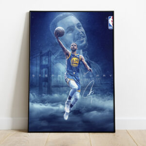 Stephen Curry Signature Poster Decor Art