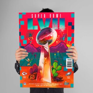 Super Bowl 57 LVII Philadelphia 2023 Poster