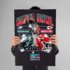 Super Bowl 57 LVII Philadelphia 2023 Poster