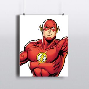 Superhero The Flash Poster Decor Art