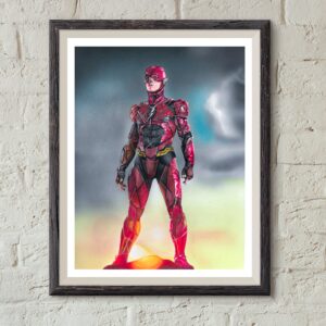 The Flash Justice League Poster Decor Art