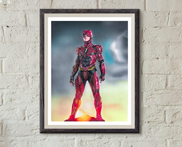 The Flash Justice League Poster Decor Art