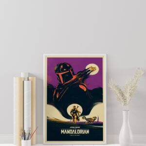 The Mandalorian Jon Favreau Poster Decor Art