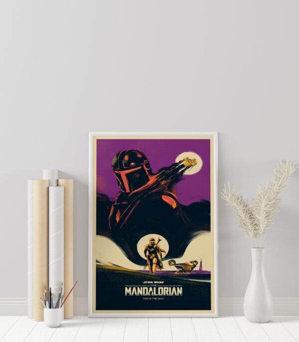 The Mandalorian Jon Favreau Poster Decor Art