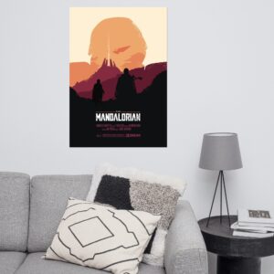 The Mandalorian Season 3 Star Wars Poster Decor Art