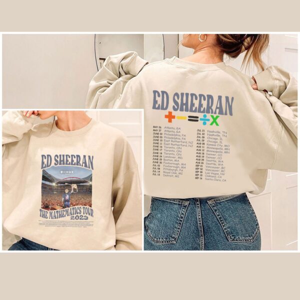 The Mathematics Tour 2023 Ed Sheeran Sweatshirt