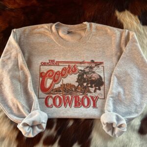 The Original Coors Cowboy Zach Bryan Sweatshirt