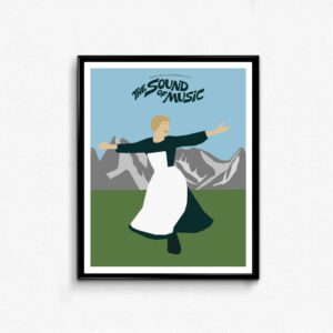 The Sound of Music Classic Film Poster Decor Art