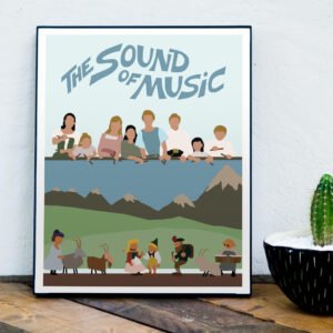 The Sound of Music Poster 1960s Movie Poster Decor Art