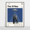 The X Files Theme Mulder and Scully Poster Decor Art