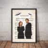 The X Files Retro Tv Series Print Poster Decor Art