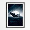 Titanic Travel Poster Decor Art