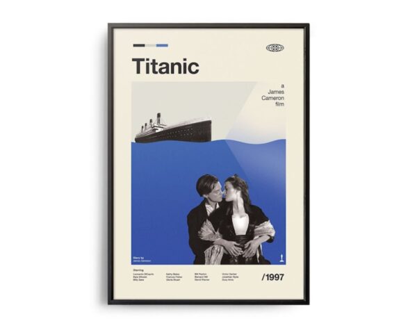 Titanic Vintage Movie Poster Decor Art