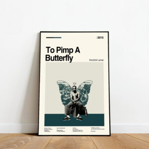 To Pimp A Butterfly Kendrick Lamar Poster Decor Art