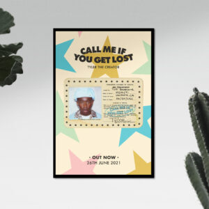 Tyler The Creator Call Me If You Get Lost Album Art Poster