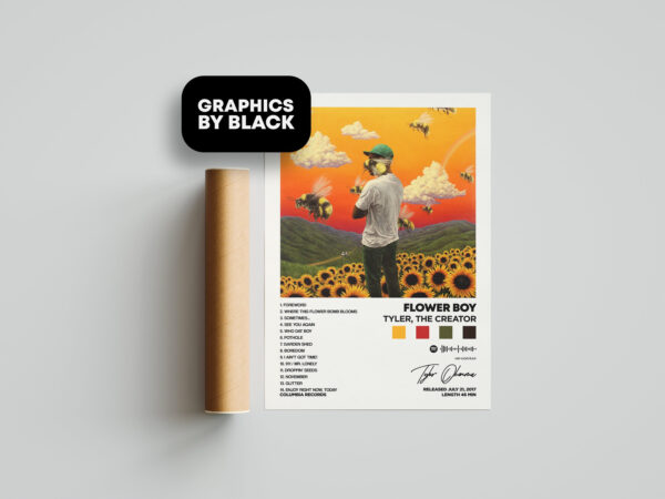 Tyler The Creator Flower Boy Digital Album Art Poster Decor