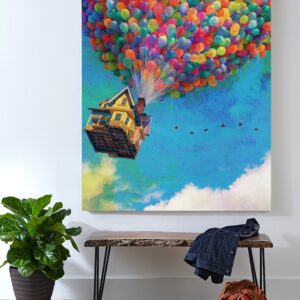 Up Movie Watercolor Painting Poster Decor Art