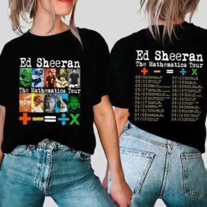 Vintage Ed Sheeran The Mathematics Tour Shirt