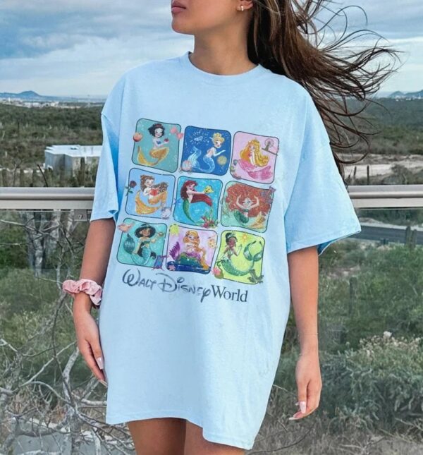 Walt Disney World Princess Mermaid Graphic Shirt