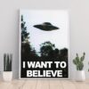 The X-Files Movie Poster Decor Art