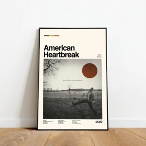 Zach Bryan American Heartbreak Album Poster Decor Art