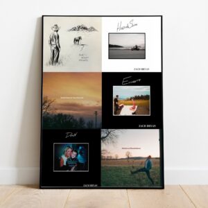 Zach Bryan Collage Full Album Poster Decor Art