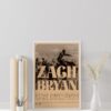 Zach Bryan American Heartbreak Album Poster Decor Art